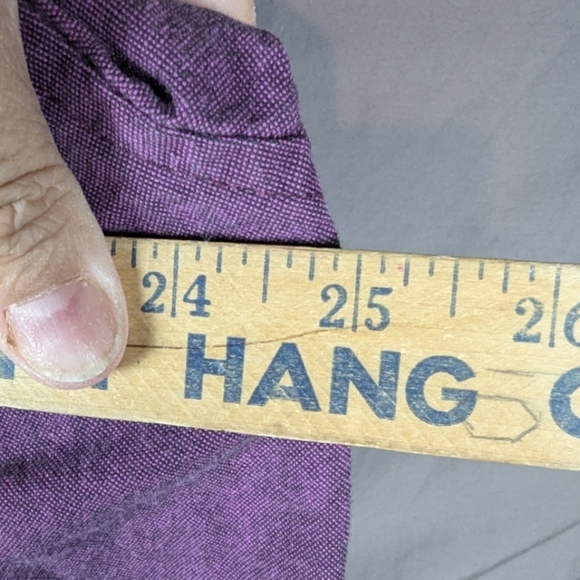 TwentyX rodeo Western shirt size label missing, purple thick fabric large or XL - Picture 6 of 8